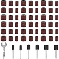 YANSHON 307PCS Kit de Bandas de Lijado- Mangas de Lijado Abrasivas- Mandriles de Goma de Lijado Combinados de Tambor…